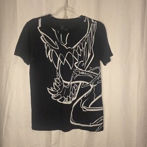 Black Graphic Men's Shirt Venom